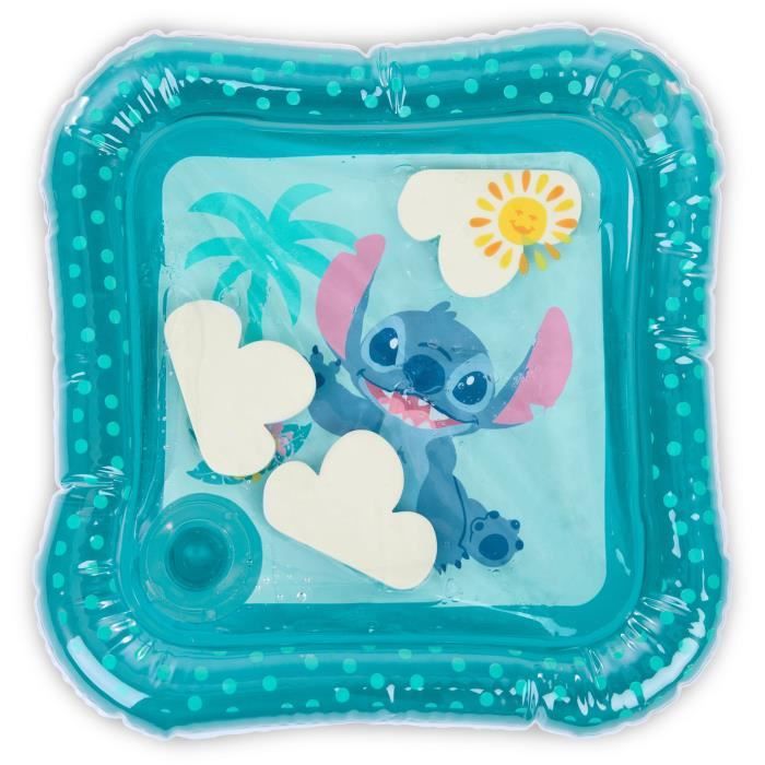 DISNEY BABY - STITCH - Water mat for babies, sensory and educational game, inflatable, easy to clean, foldable, from birth