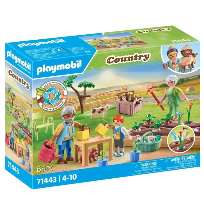 PLAYMOBIL 71443 I nonni e l'orto - Campagna - Dai 4 anni in su