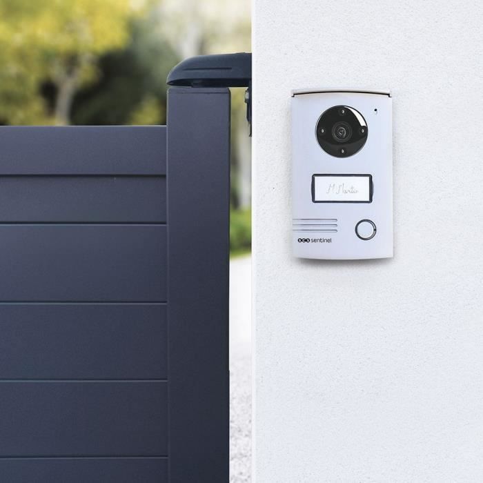 SCS SENTINEL - VisioDoor 4.3+ - Interphone vidéo filaire avec moniteur extra plat tactile 4,3