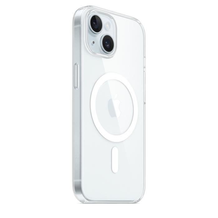 APPLE - iPhone 15 - Custodia trasparente con MagSafe