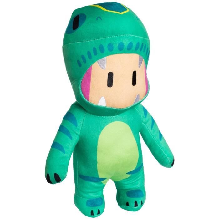 Image secondaire de Grande peluche - BANDAI - Stumble Guys - T Rex Guy - 30 cm