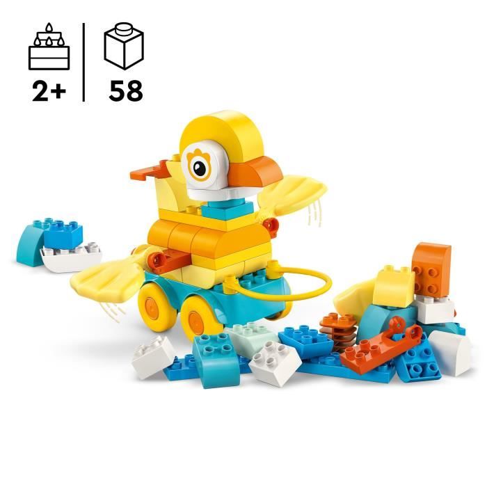 Image secondaire de LEGO DUPLO Ma Ville 10448 Animaux Sur Roues 3-En-1 - Jeu De Construction Des 2 Ans Chien