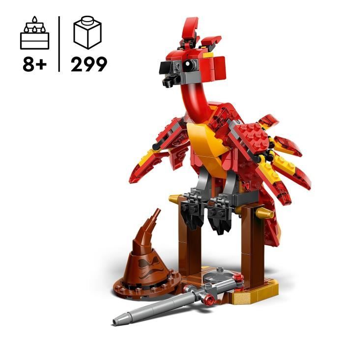 Image secondaire de LEGO Harry Potter 76448 Fumseck : Le Phénix de Dumbledore - Jouet Pour Fille Des 8 Ans