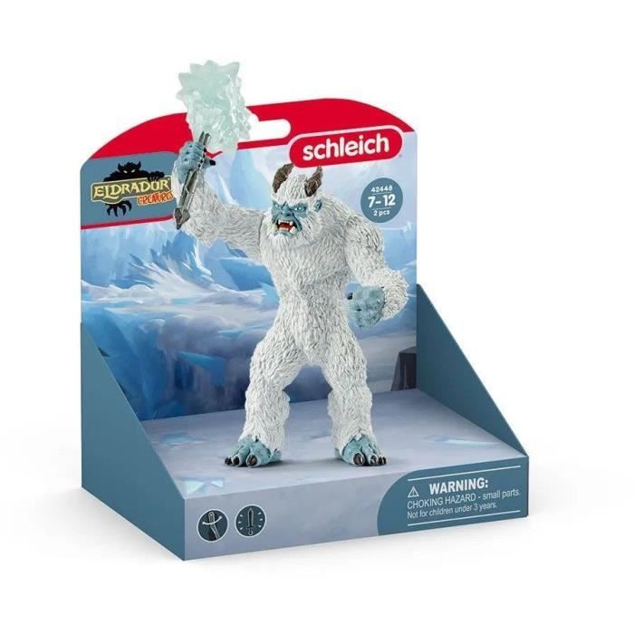 SCHLEICH - Monstre de glace avec arme - 42448 - Gamme Eldrador