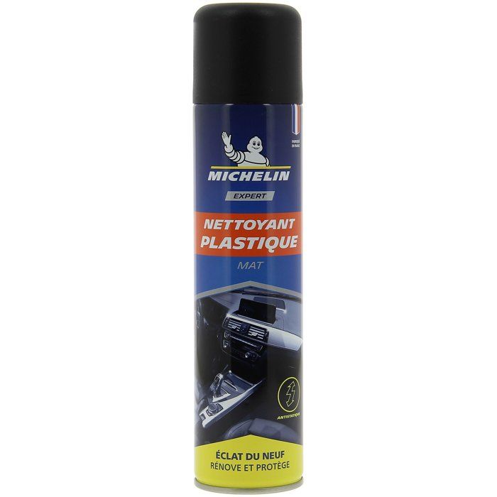 Limpiador plástico Michelin Mate 500 mililitros formulación especial para limpiar superficies de plástico uso fácil y efectivo en la limpieza