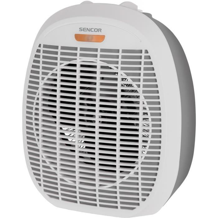 Radiateur soufflant à air chaud - SENCOR - SFH 7017WH - 2000 W - 2 niveaux de chauffage - Blanc