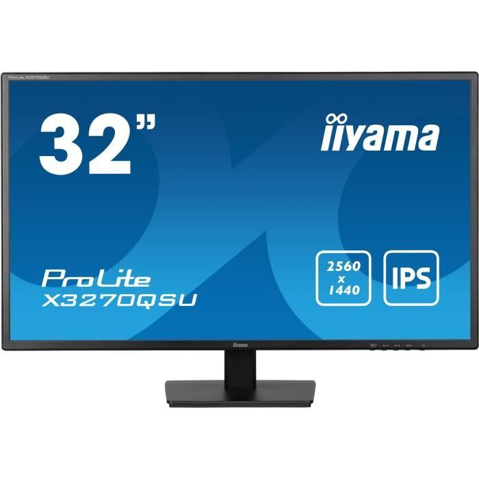 Warehouse Clearance Monitor Pc - Iiyama - X3270qsu-b1 - 31.5 Qhd - Ips - 100hz - 3ms - Hub Hdmi/dp/usb - Altoparlanti - Vesa 100x100 - Nero Holiday Cheer Edition [jGuHYDvC]