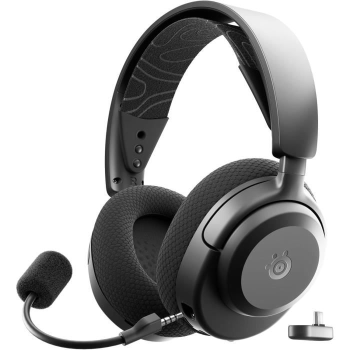Image secondaire de Casque gaming sans fil - STEELSERIES - Arctis Nova 3XW - Autonomie 40h - Connexion 2,4 GHz - Compatible Xbox