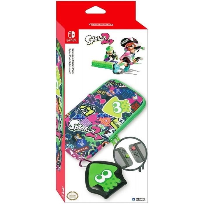 Hori Starter Pack Splatoon 2 Pour Nintendo Switch - Licence Officielle Nintendo