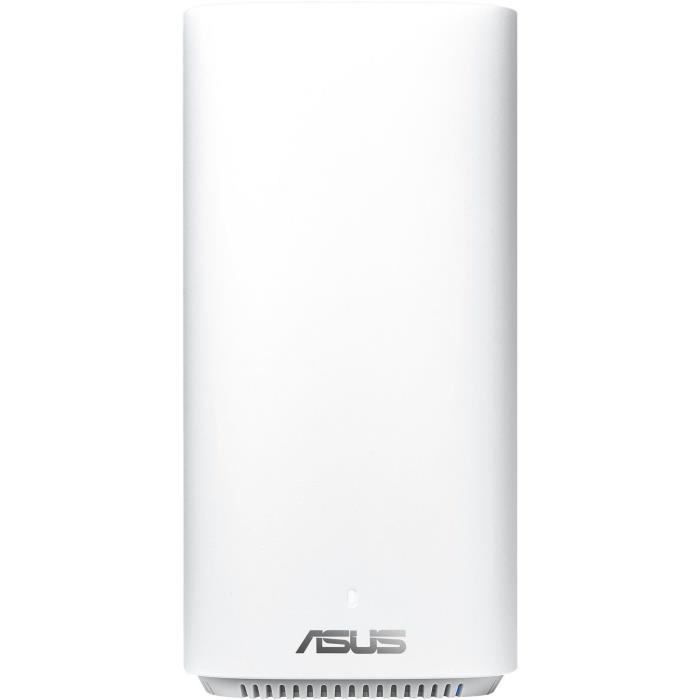 Routeur sans fil - ASUS - ZenWiFi Systeme Wi-Fi CD6 - 1 Hub Blanc, multi-room, mesh, AC1500 Mbps, Double bande avec application Asus