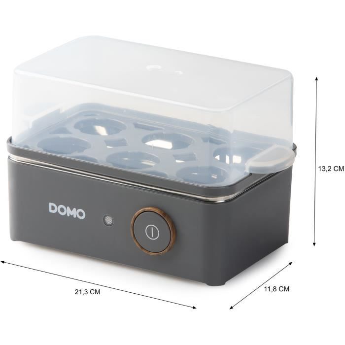 Image secondaire de Cuiseur a oeufs - DOMO - DO9283EK - 400 W - 6 oeufs - Gris