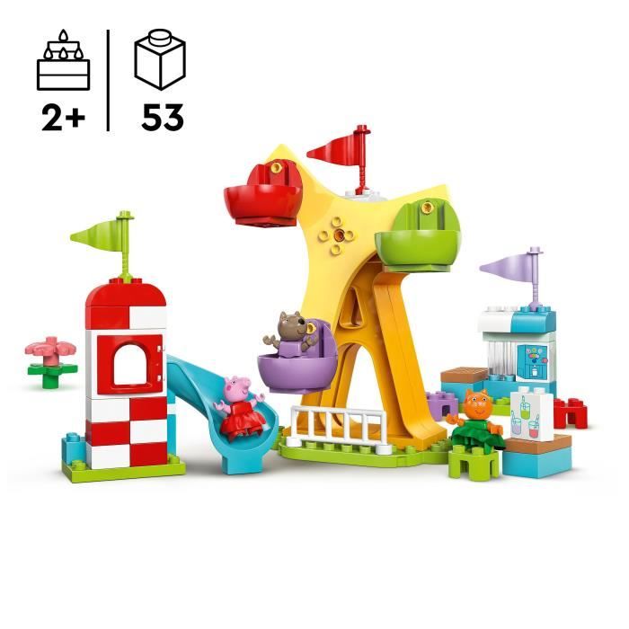 Image secondaire de LEGO DUPLO Peppa Pig 10453 La Fete Foraine - Jeu de construction pour enfants des 2 ans