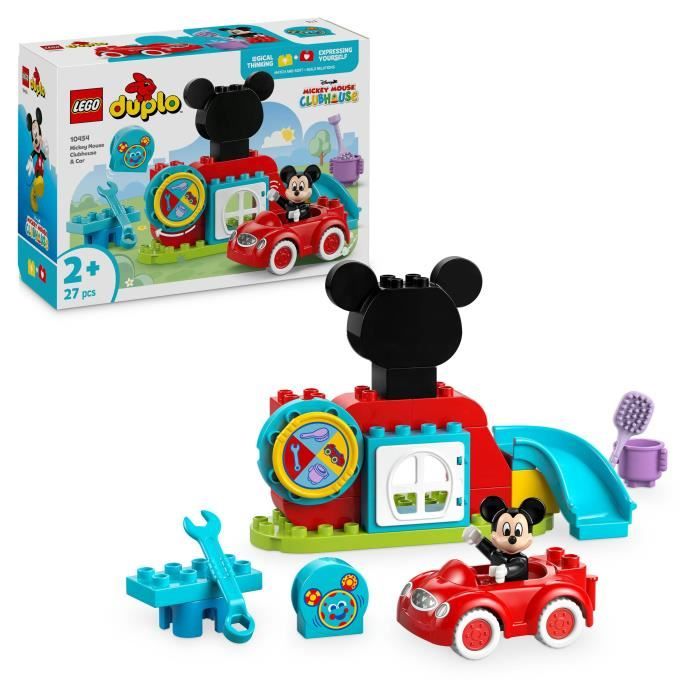 LEGO DUPLO § Disney 10454 Casa e macchina di Topolino - Gioco di costruzione 2 anni