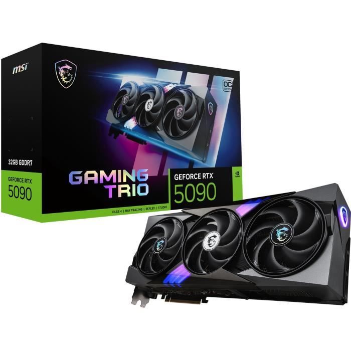 Scheda grafica - MSI - GeForce RTX 5090 Gaming Trio OC - 32 GB - RGB - PCIe Gen 5
