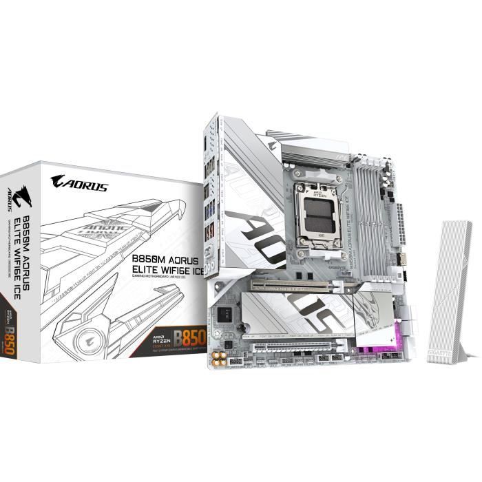 Scheda madre - GIGABYTE - B850M AORUS ELITE WIFI6E ICE