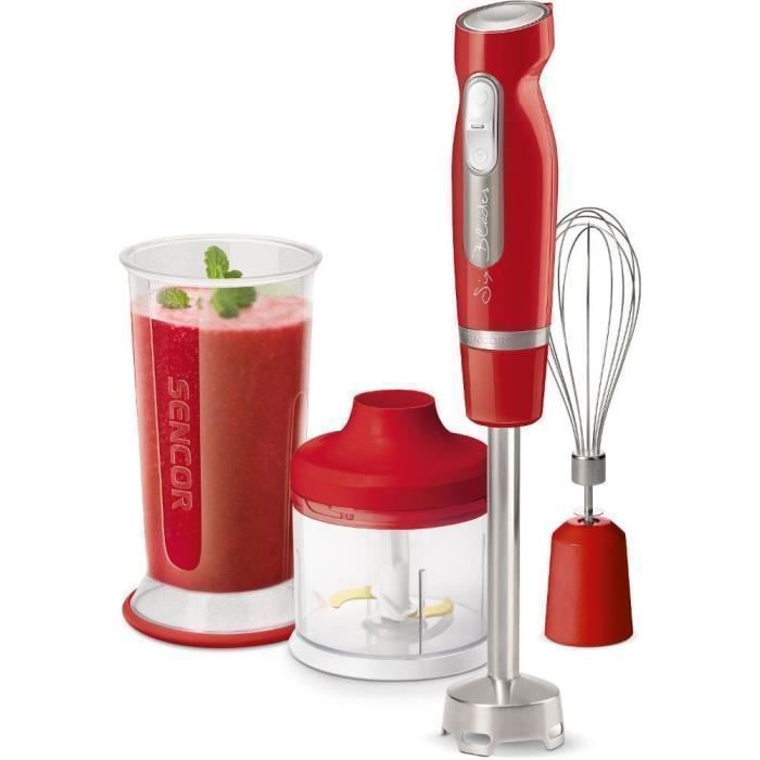 Mixeur plongeant SHB 4464RD 800W ROUGE SENCOR