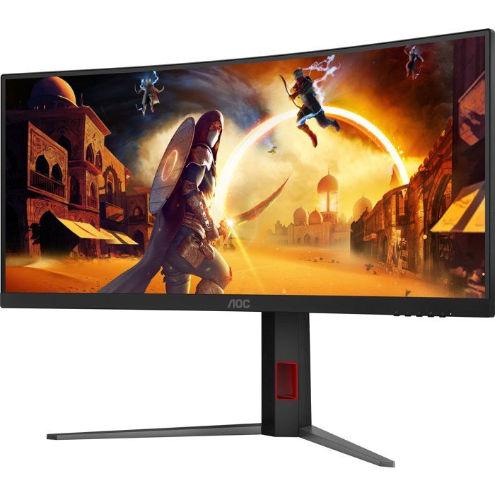Image secondaire de Écran PC Gamer incurvé AOC 34'' WQHD 180Hz