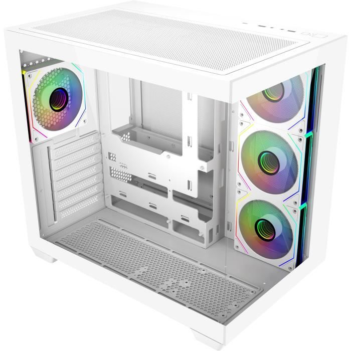 Image secondaire de Cooler Master Elite 681 White - Boîtier PC Moyen-Tour avec Panneaux en Verre Trempé