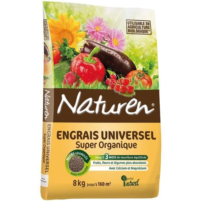 NATUREN Engrais Universel Super Organique - 8kg