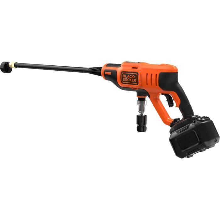 BLACK + DECKER BCPC18D1-QW Idropulitrice 18 V LITHIUM a batteria 24 Bar - 2 Ah