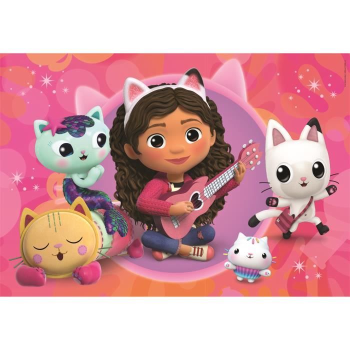 Image secondaire de Puzzle - CLEMENTONI - Gabby s Dollhouse - 2 x 20 pieces - Pour enfants à partir de 3 ans - Thème dessins animés