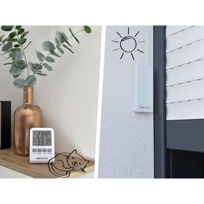 Image secondaire de Thermomètre Digital Intérieur/Extérieur DigiThermo - SCS SENTINEL