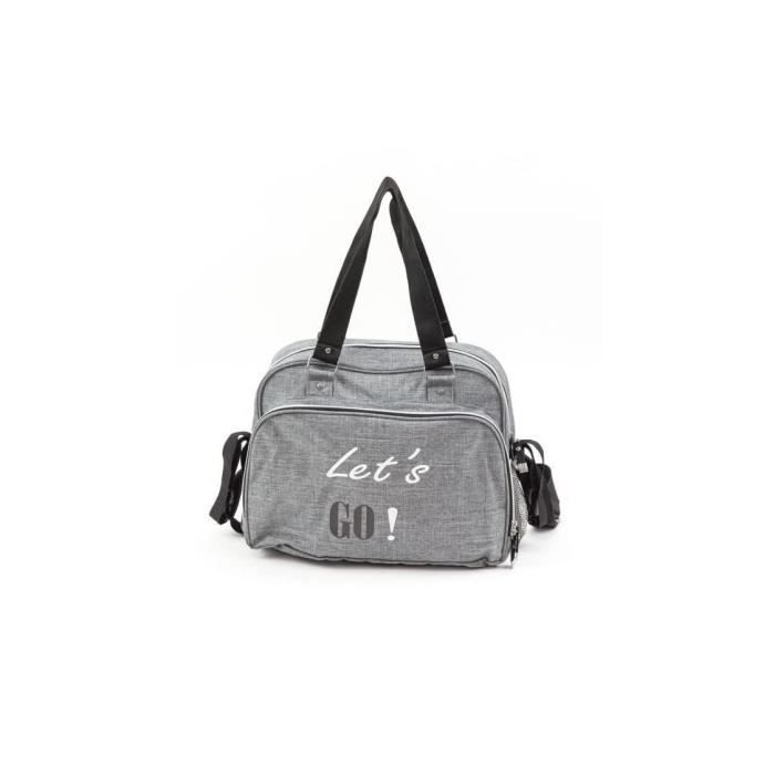 BABY ON BOARD Sac a langer SIMPLY Lets'Go - gris