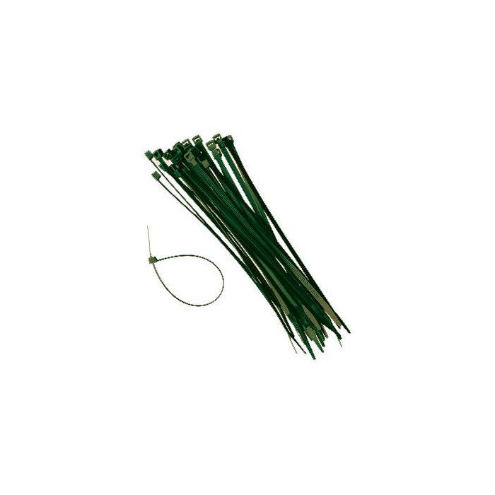 Colliers de Tuteurage en Nylon - Lot de 25 - 15 cm - Vert