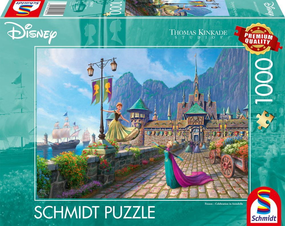 Puzzle Disney La Reine des Neiges - Célébration à Arendelle - 1000 pièces