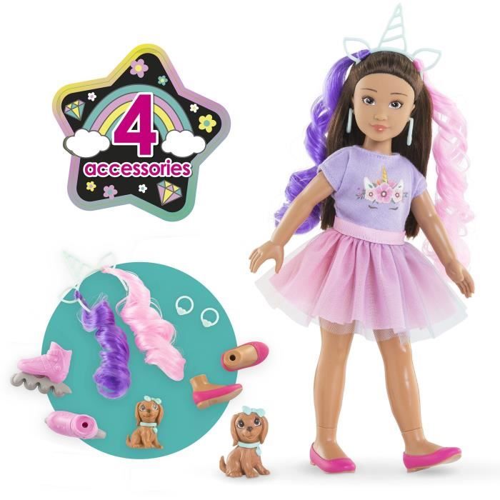 Image secondaire de Poupée mannequin - COROLLE - Luna Licorne - 28 cm - 4 accessoires - des 4 ans