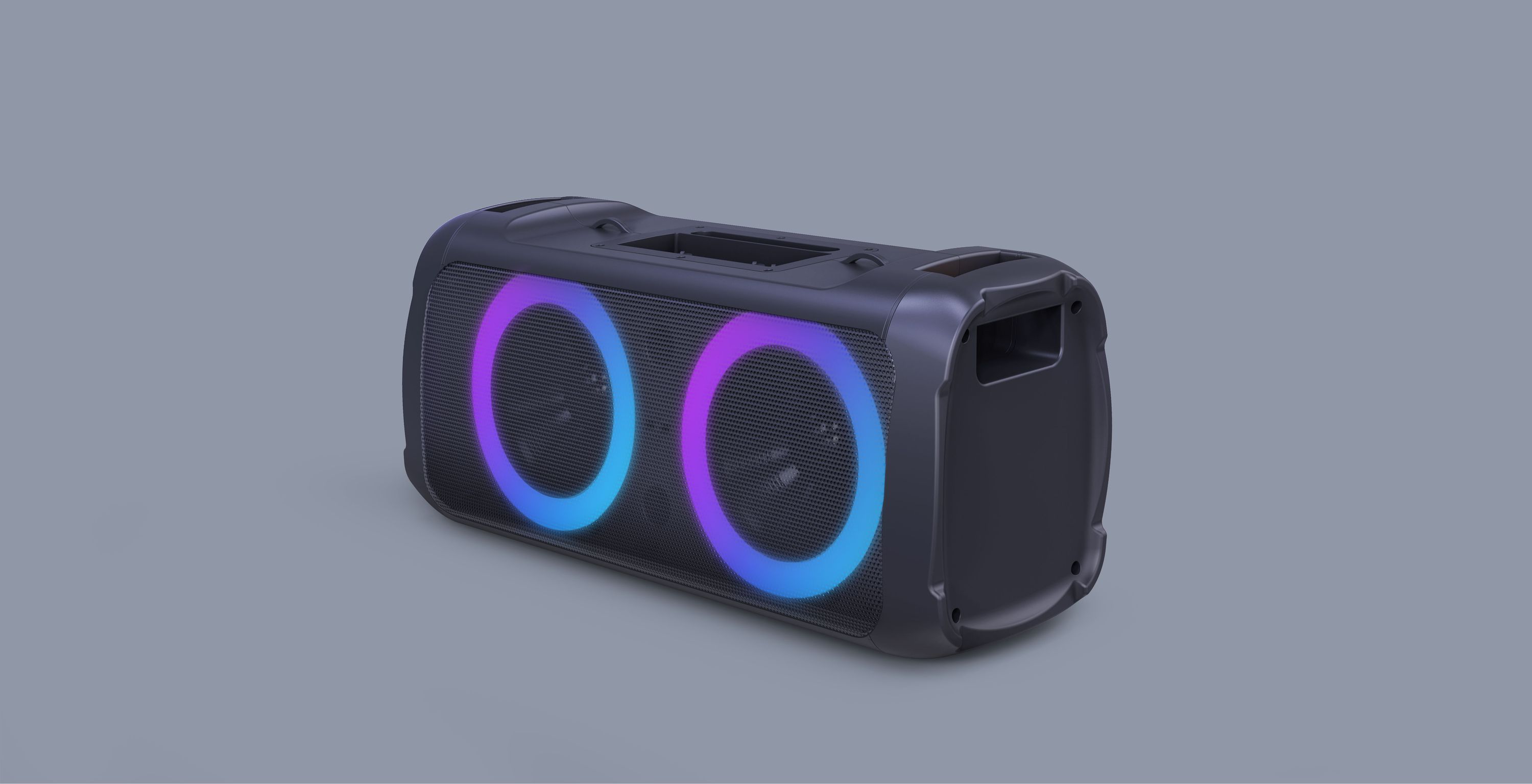 Image secondaire de Enceinte bluetooth - INOVALLEY - HP360 - Bluetooth V5.0 - 100 W - Noir