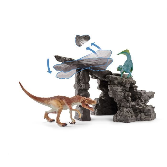 Schleich - Kit de dinosaures avec grotte - 41461