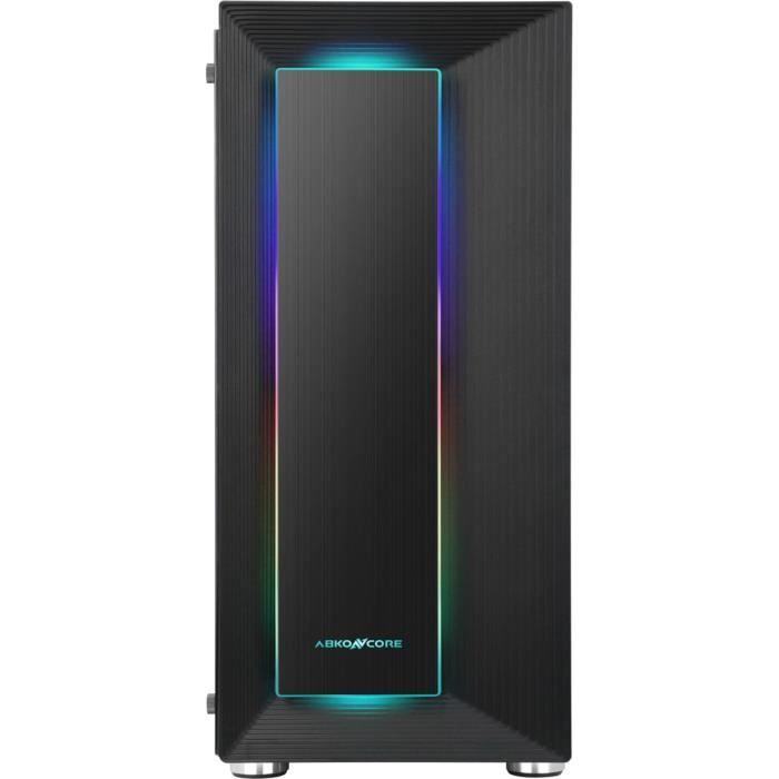 ABKONCORE C510S Sync Noir - Boitier sans alimentation - Moyen tour - Format ATX
