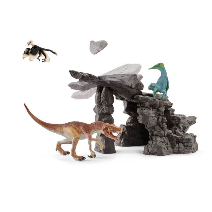 Schleich - Kit de dinosaures avec grotte - 41461