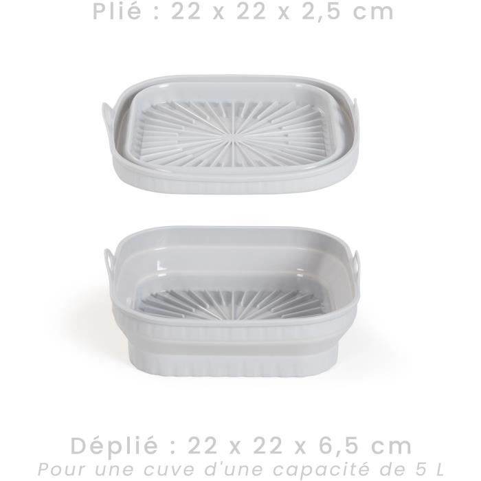 Image secondaire de Set de 4 accessoires pour friteuse sans huile - LIVOO - MEN428 - 1 moule 2 en 1 pliable - 1 set de 12 moules - 1 pinceau - 1 pi