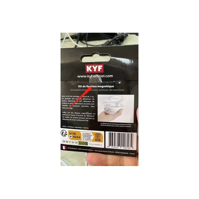 Image secondaire de Lot de 2 Kits de Fixation Magnétique Universels - Aimants Extra Forts