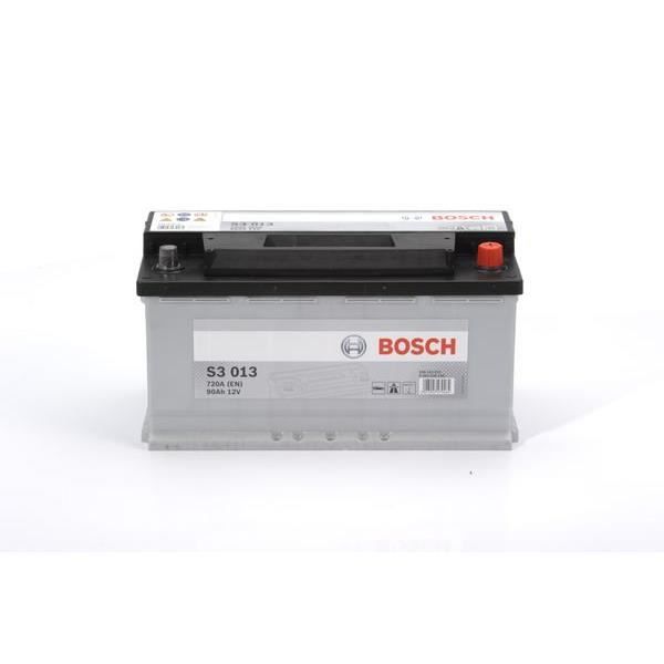 BOSCH Batterie Auto S3013 90Ah 720A / + a droite