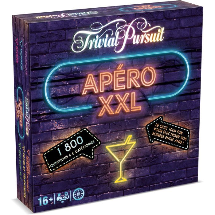 Image secondaire de Trivial Pursuit Apéro XXL - Jeu de société convivial pour soirées entre amis