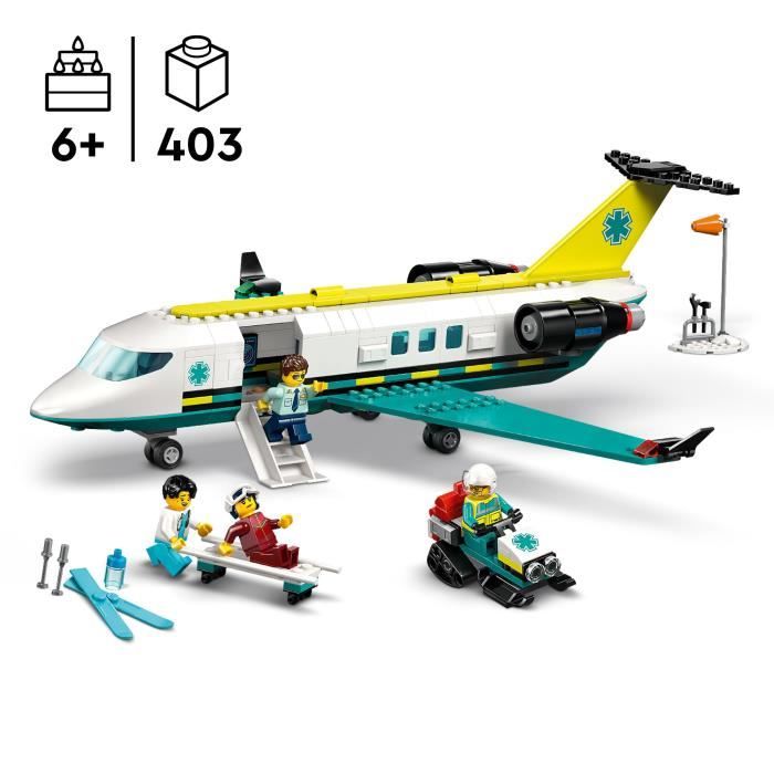 Image secondaire de LEGO City 60465 L'Ambulance de Secours Aérienne - Jeu de Construction Garçon des 6 ans