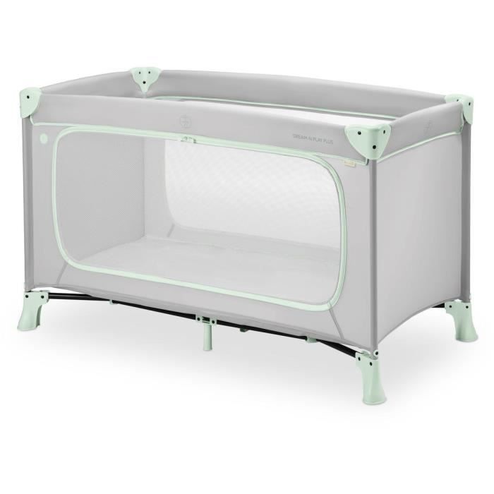 Lit de voyage - HAUCK - DREAM N PLAY PLUS - 60 x 120 cm - Des la naissance - Pliable - Dusty Bleu