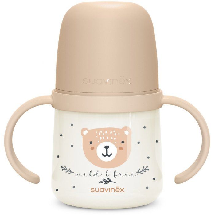 Image secondaire de Biberon avec anses SUAVINEX NIGHT&DAY WILD&FREE 150 ml
