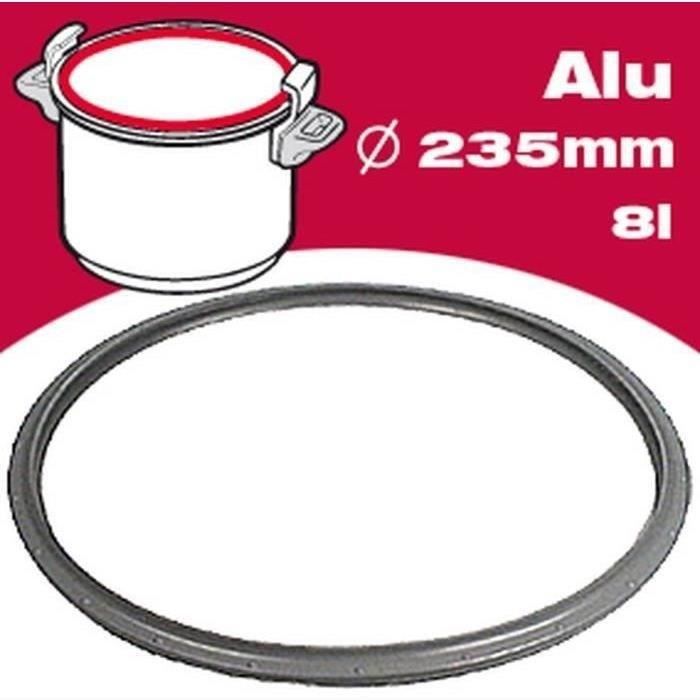 SEB Joint autocuiseur aluminium 791946 8L ?23,5cm gris