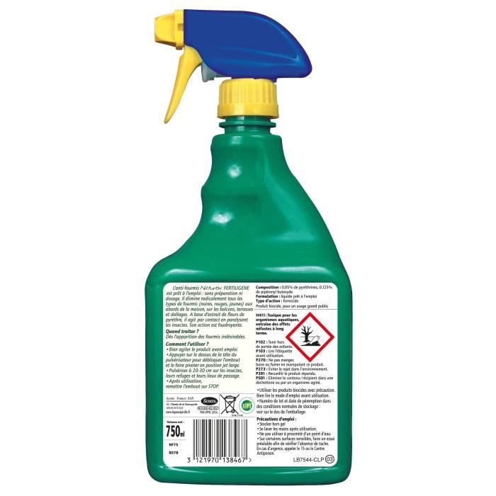 NATUREN Anti-Fourmis PAE - 750ml