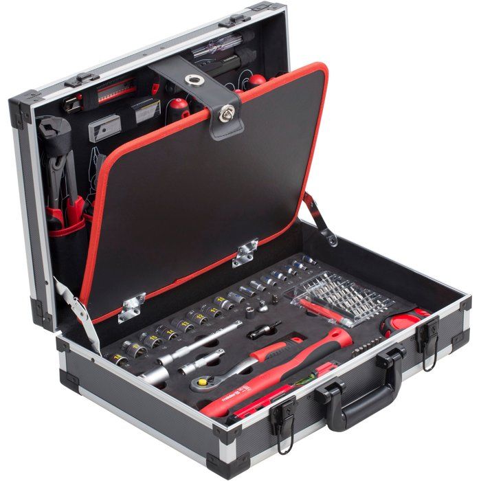 Image secondaire de Coffret d'Outils 121 Pièces en Aluminium - MEISTER