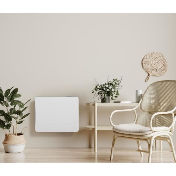 Image secondaire de Radiateur électrique à inertie - 1000W - WARM TECH - Céramique - 230V - Jusqu'à 40m3 - Blanc