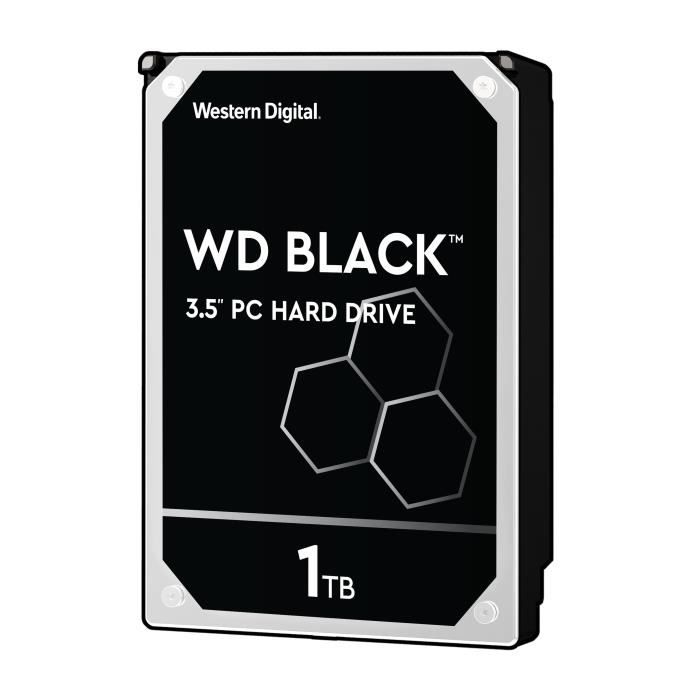 WD Black™ - Disque dur Interne Performance - 1To - 7 200 tr/min - 3.5 (WD1003FZEX)