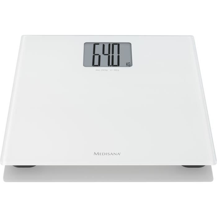 MEDISANA - Bilancia pesapersone XL in vetro - 40547 - Batterie incluse