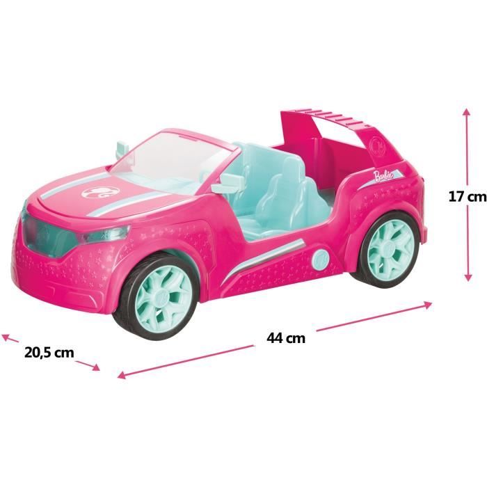 MONDO MOTORS - Véhicule télécommandé - Sons et lumieres - Barbie Cruiser - Voiture SUV - 44cm
