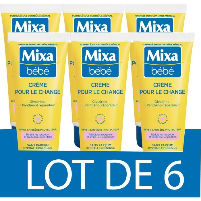 [Lot de 6] MIXA BEBE Creme de change - 100 ml