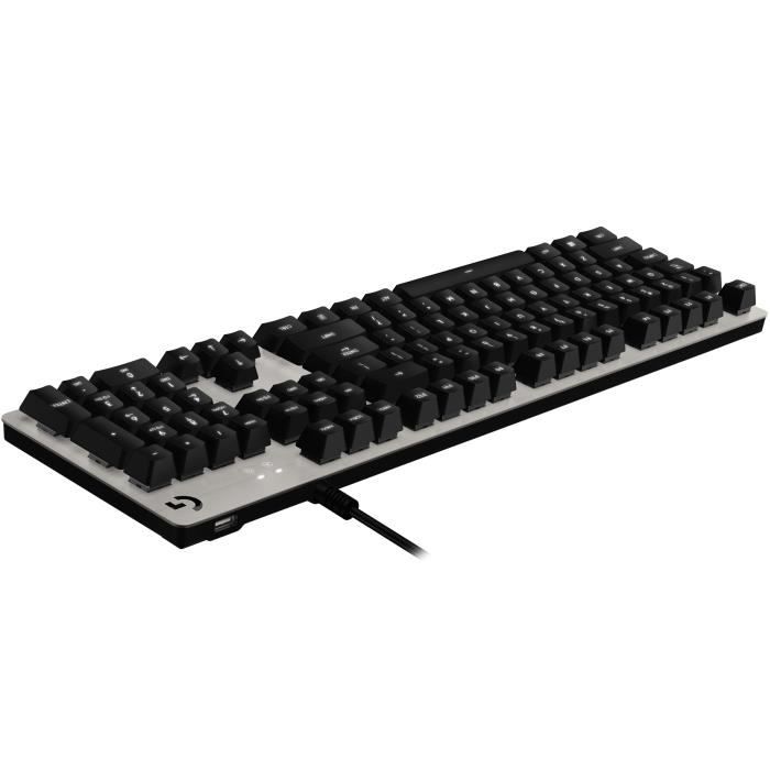 LOGITECH - Clavier Gamer G413 Silver - AZERTY - Mécanique - Noir